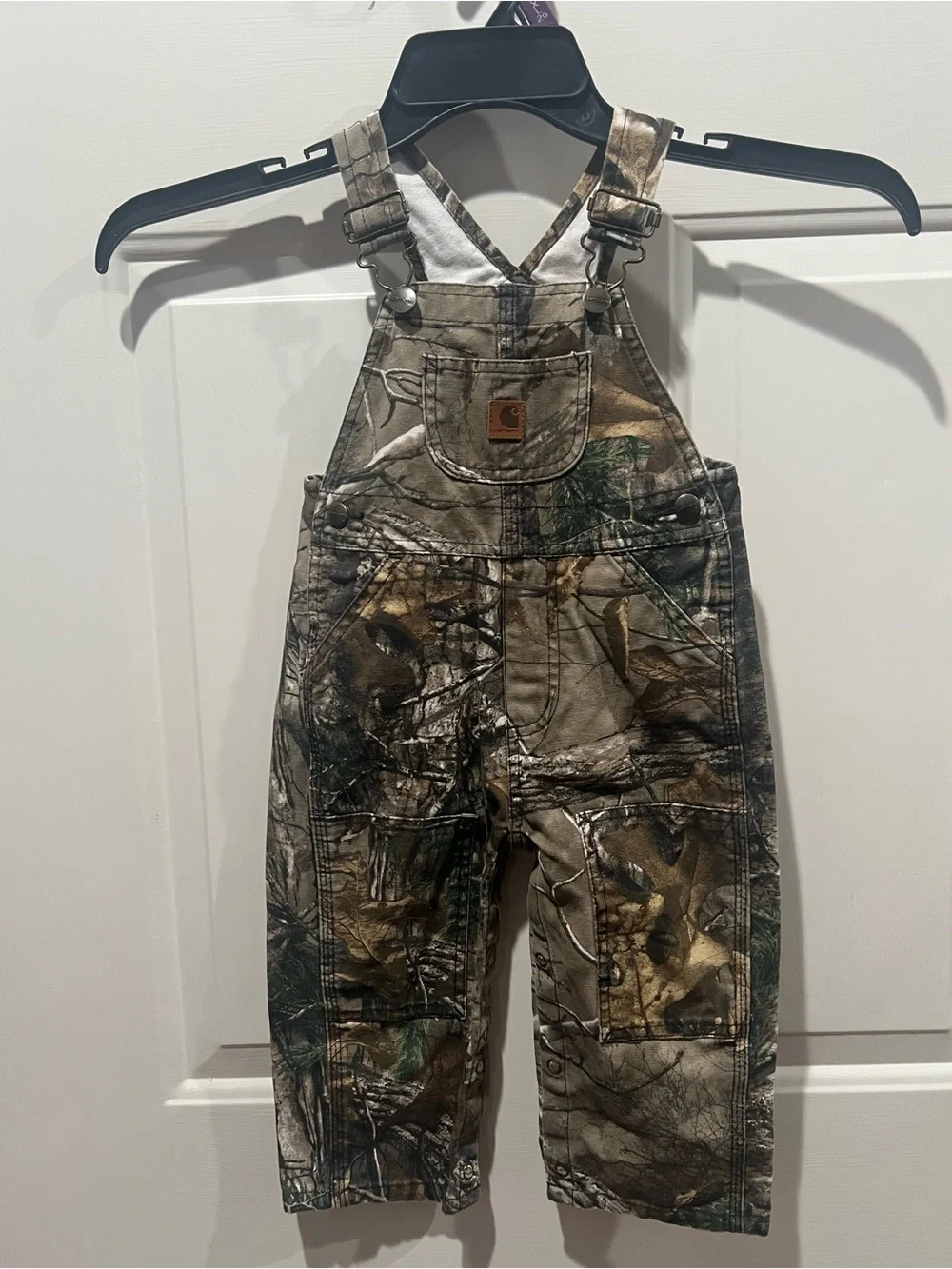 Carhartt Kids Realtree Camo Overall Bib - Brown & Green